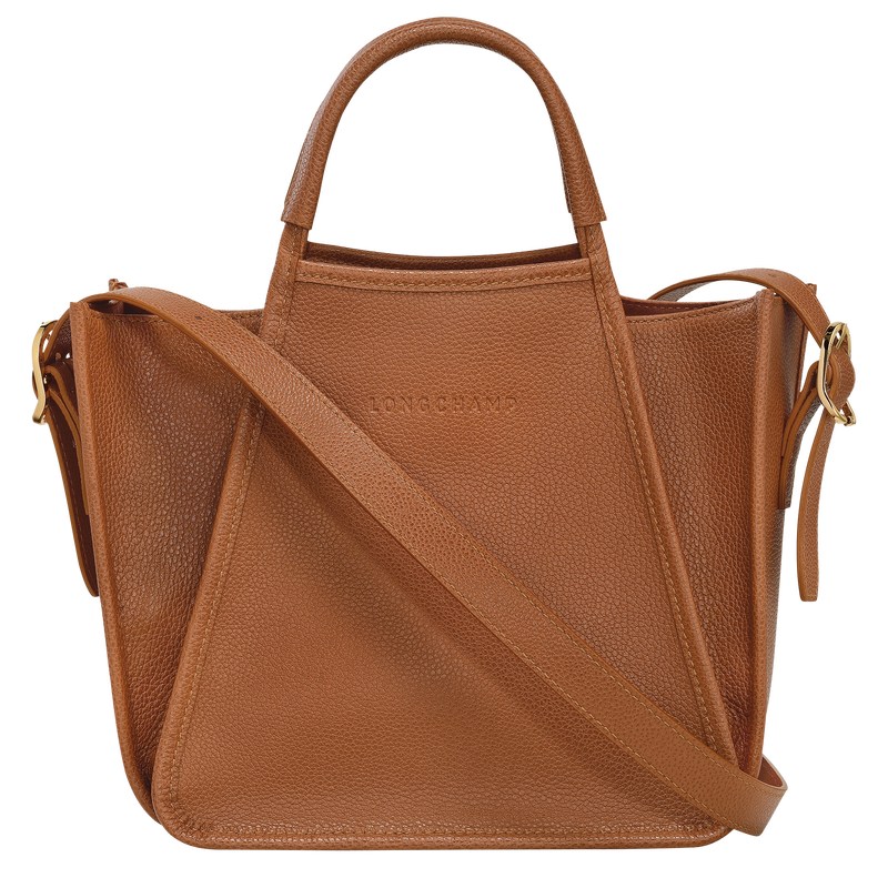 Longchamp Le Foulonné S Handbag - Leather Handbags Caramel | BT92-S6TF