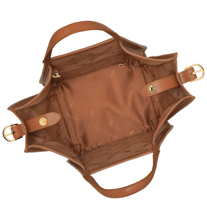 Longchamp Le Foulonné S Handbag - Leather Handbags Caramel | BT92-S6TF