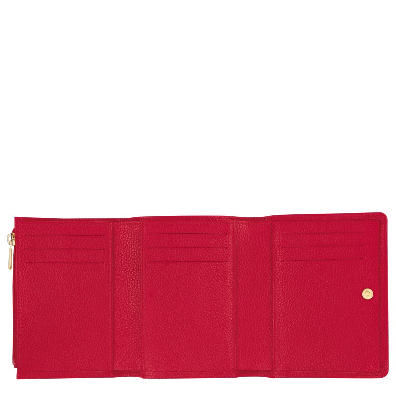 Longchamp Le Foulonné Wallet - Leather Wallets Love | QD68-R7XN