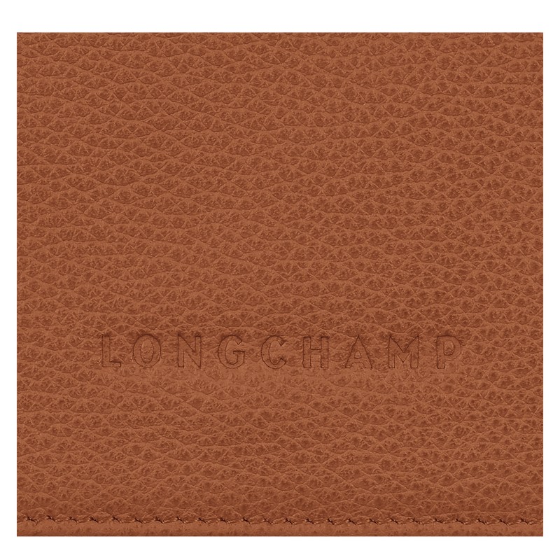 Longchamp Le Foulonné Wallet - Leather Wallets Caramel | VR27-K5IF