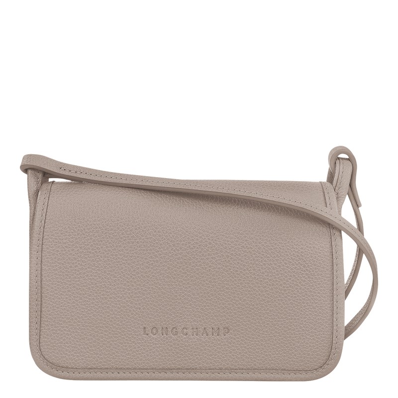 Longchamp Le Foulonné XS Clutch - Leather Crossbody bags Turtledove | VN16-S9UF