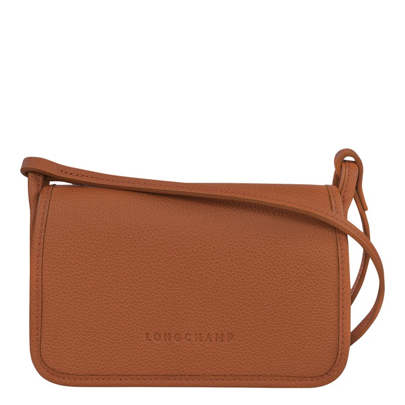 Longchamp Le Foulonné XS Clutch - Leather Crossbody bags Caramel | GX35-J0UF