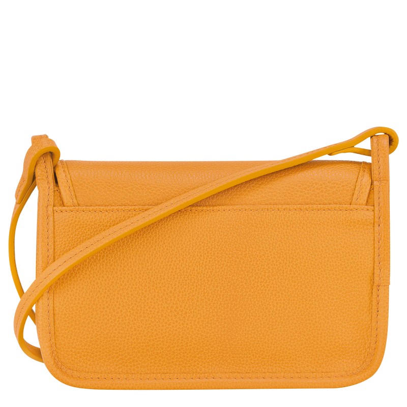 Longchamp Le Foulonné XS Clutch - Leather Crossbody bags Apricot | YS04-O4VE