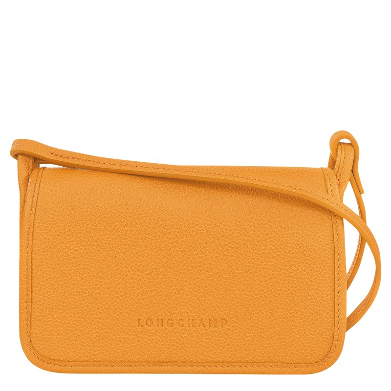 Longchamp Le Foulonné XS Clutch - Leather Crossbody bags Apricot | YS04-O4VE