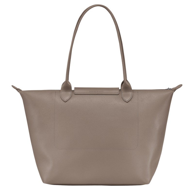 Longchamp Le Pliage City L Tote bag - Canvas Shoulder bags Taupe | FF99-B3WD