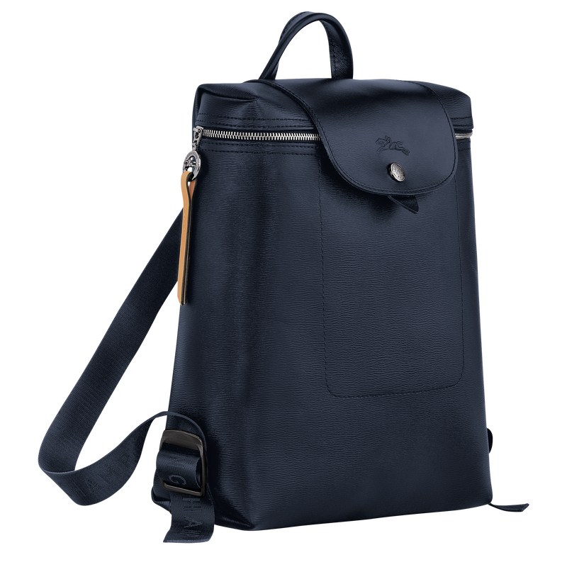 Longchamp Le Pliage City M Backpack - Canvas Backpacks Navy | KU08-Z5BV