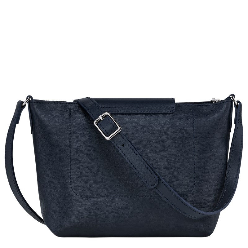 Longchamp Le Pliage City XS Crossbody bag - Canvas Crossbody bags Navy | PJ95-Y8AC