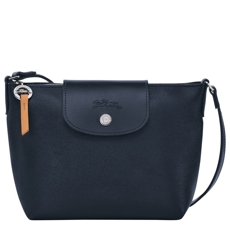 Longchamp Le Pliage City XS Crossbody bag - Canvas Crossbody bags Navy | PJ95-Y8AC