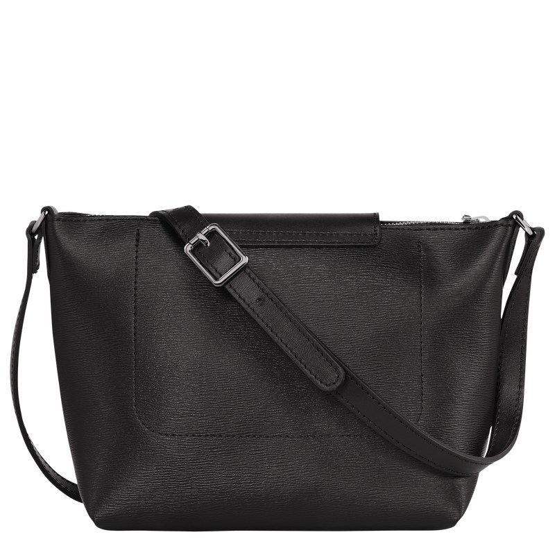 Longchamp Le Pliage City XS Crossbody bag - Canvas Crossbody bags Black | DM05-O2DL