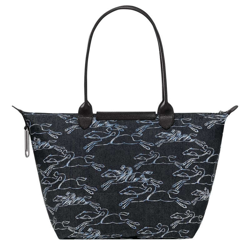 Longchamp Le Pliage Collection L Tote bag - Canvas Shoulder bags Navy | ZA05-L5RB