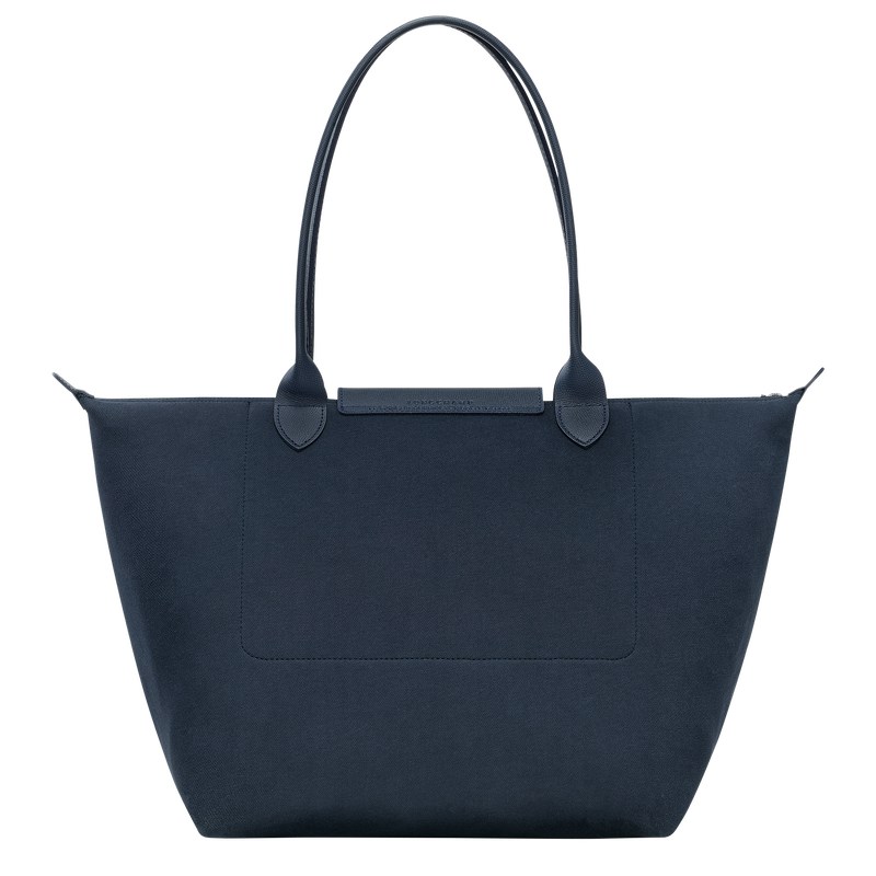 Longchamp Le Pliage Collection L Tote bag - Canvas Shoulder bags Navy | XG22-F3KE