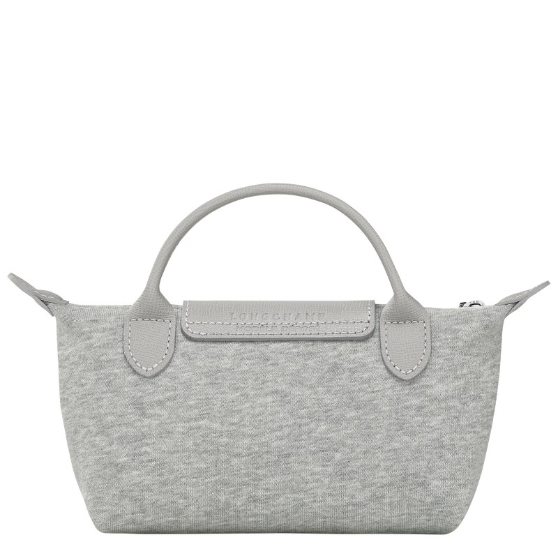 Longchamp Le Pliage Collection Pouch - Canvas Pouches & Cases Grey | TM05-F0HN