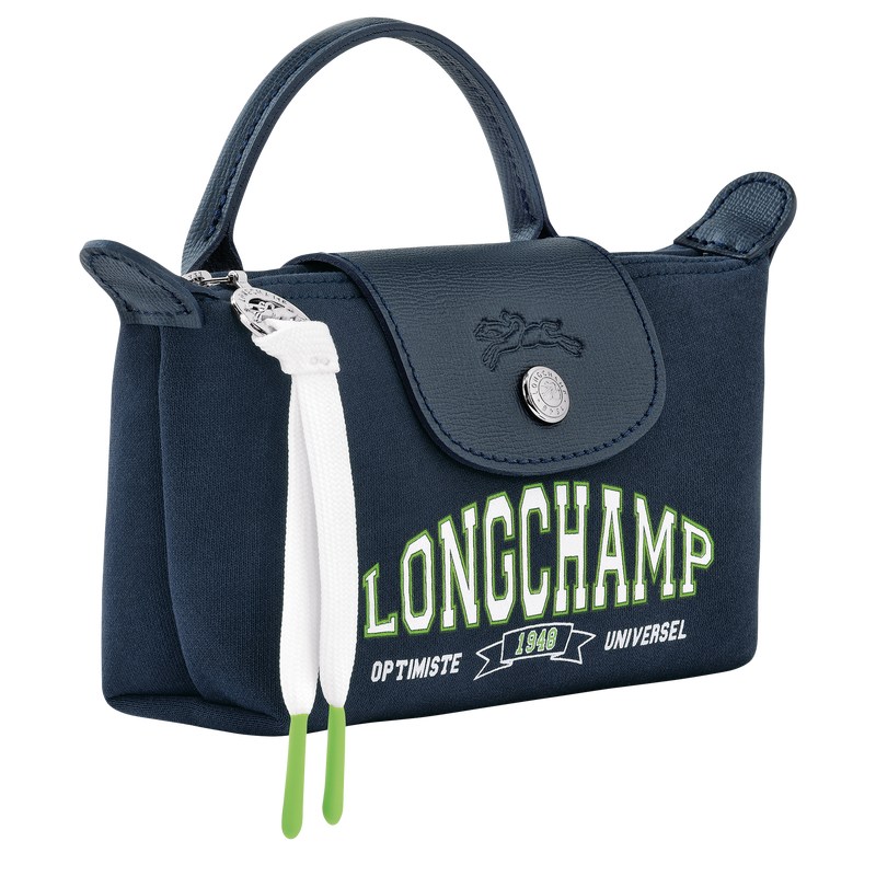 Longchamp Le Pliage Collection Pouch - Canvas Pouches & Cases Navy | OQ02-O1LQ