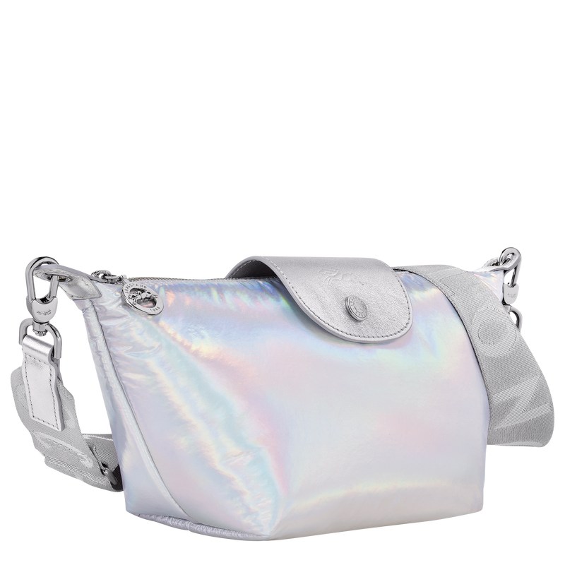 Longchamp Le Pliage Collection XS Crossbody bag - Canvas Crossbody bags Silver | RW96-O5EJ