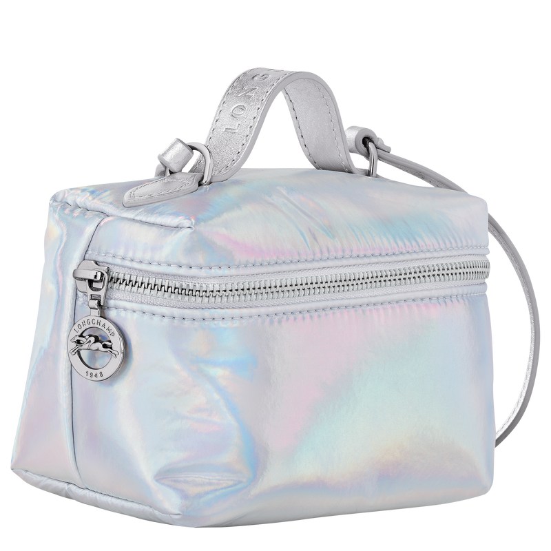 Longchamp Le Pliage Collection XS Crossbody bag - Canvas Crossbody bags Silver | HI13-T5TI