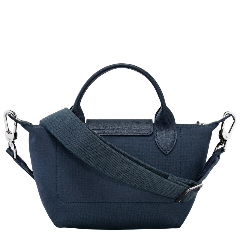 Longchamp Le Pliage Collection XS Handbag - Canvas Handbags Navy | FN49-M4BT