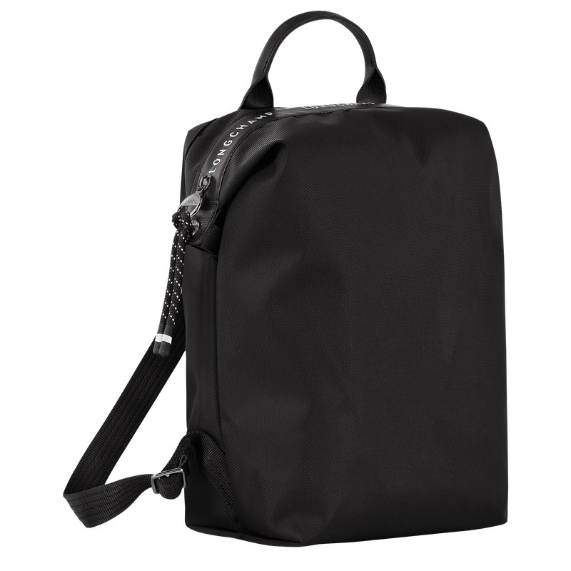 Longchamp Le Pliage Energy L Backpack - Recycled canvas Backpacks Black | ZY54-L4GU