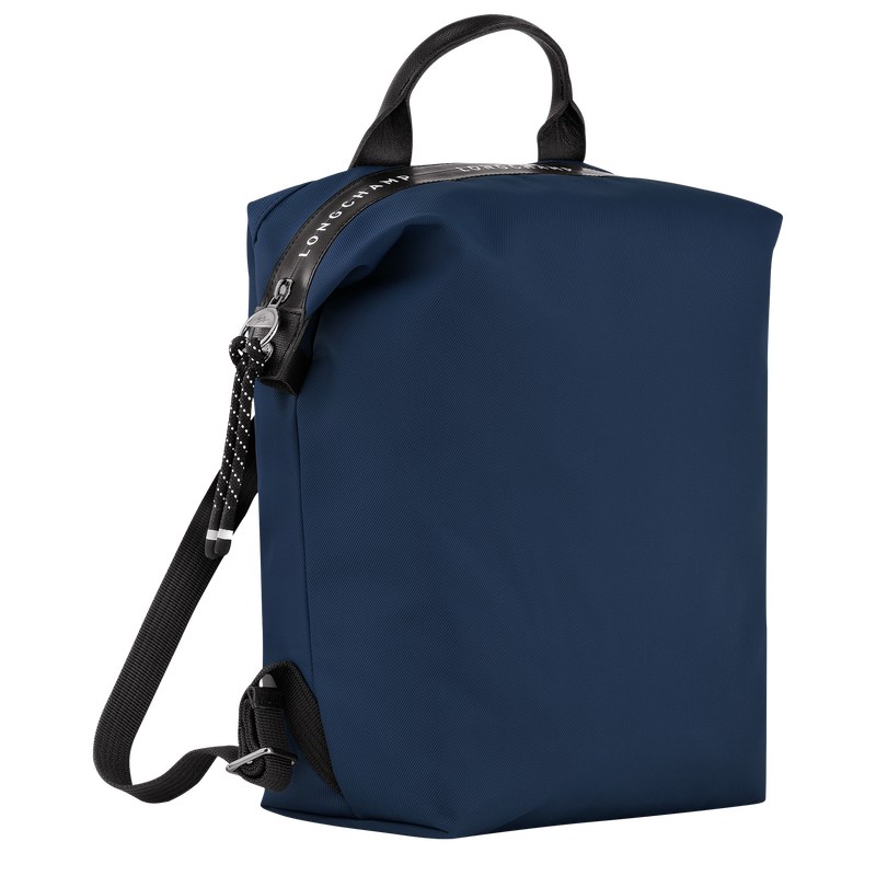 Longchamp Le Pliage Energy L Backpack - Recycled canvas Backpacks Navy | QF45-S0ZH