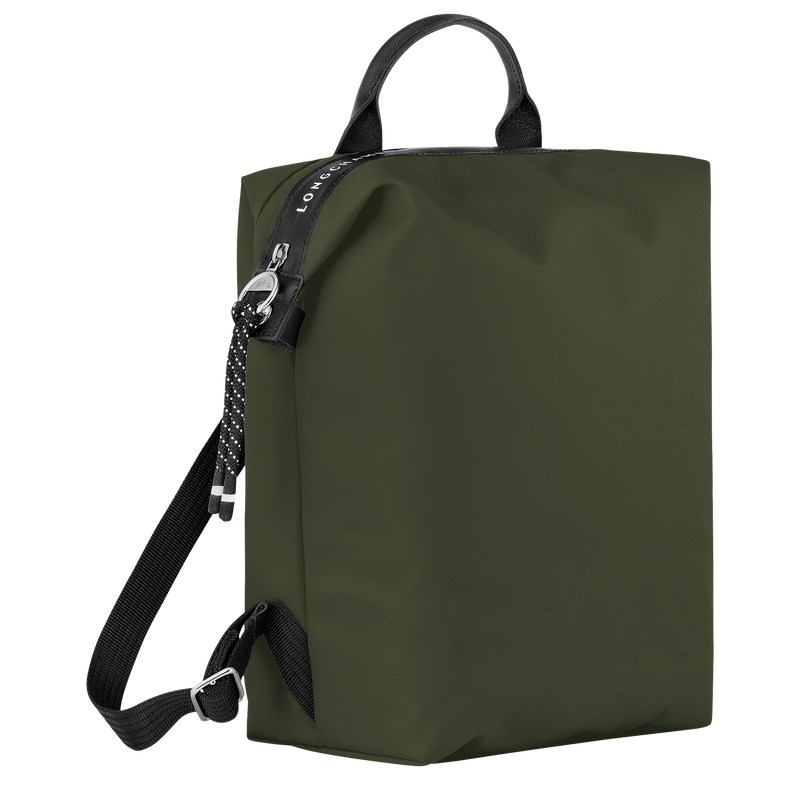 Longchamp Le Pliage Energy L Backpack - Recycled canvas Backpacks Khaki | PC69-I3VG