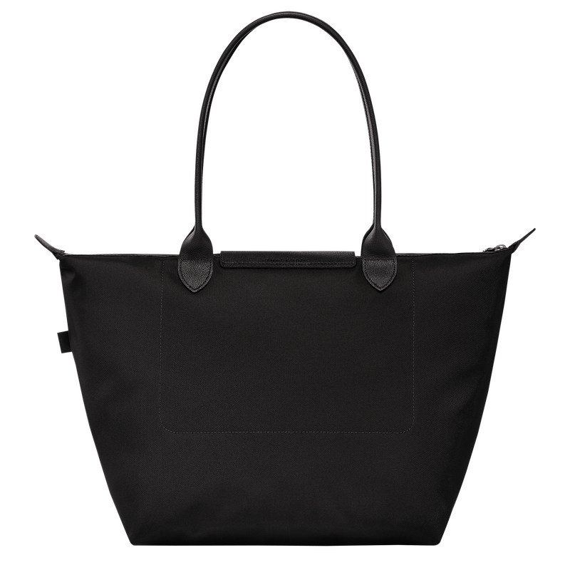 Longchamp Le Pliage Energy L Tote bag - Recycled canvas Shoulder bags Black | XC27-S0MN