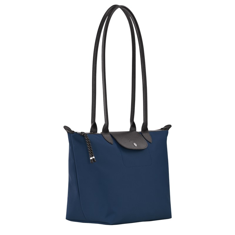 Longchamp Le Pliage Energy L Tote bag - Recycled canvas Shoulder bags Navy | CB56-T9DT