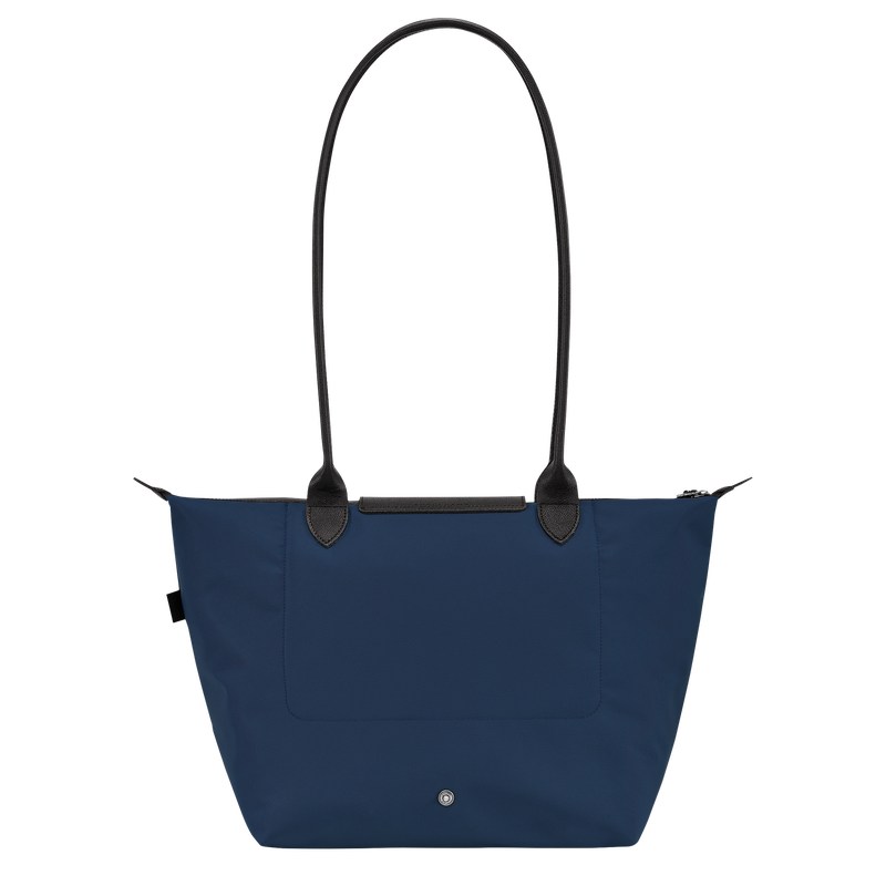 Longchamp Le Pliage Energy L Tote bag - Recycled canvas Shoulder bags Navy | CB56-T9DT