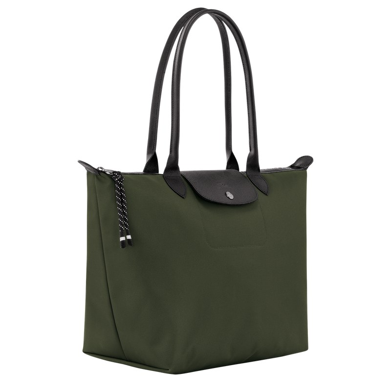 Longchamp Le Pliage Energy L Tote bag - Recycled canvas Shoulder bags Khaki | LS82-Z8WF