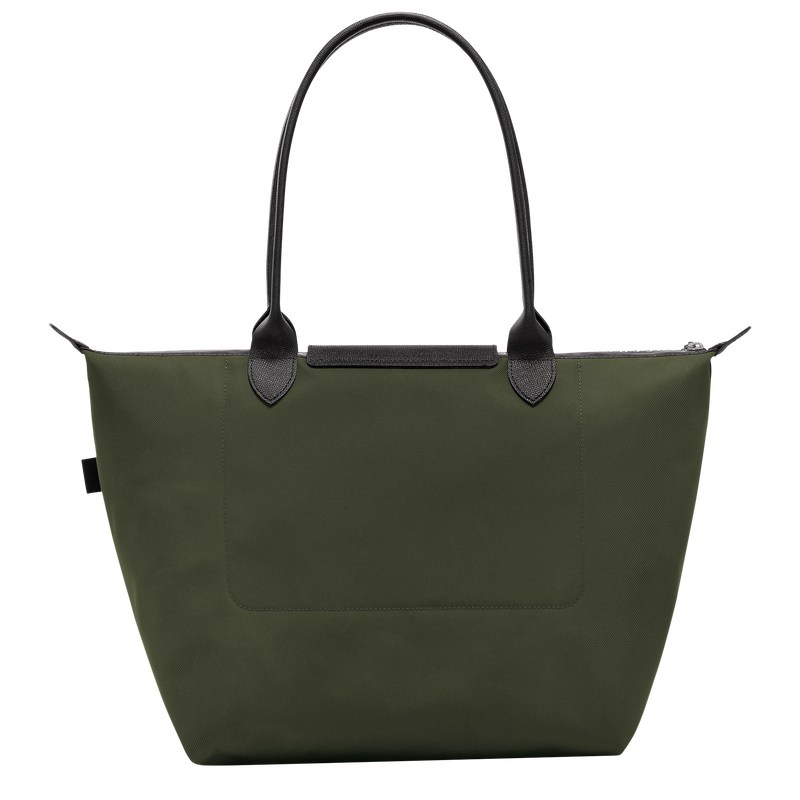 Longchamp Le Pliage Energy L Tote bag - Recycled canvas Shoulder bags Khaki | LS82-Z8WF