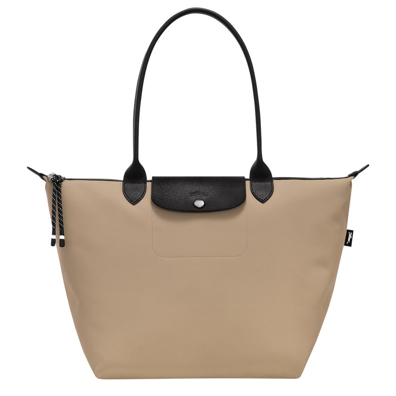 Longchamp Le Pliage Energy L Tote bag - Recycled canvas Shoulder bags Clay | PE95-I1YW