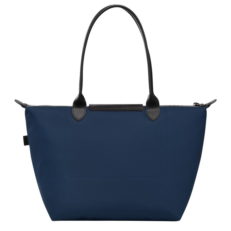 Longchamp Le Pliage Energy L Tote bag - Recycled canvas Shoulder bags Navy | TA04-U2RV