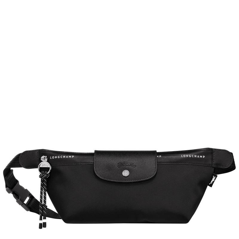 Longchamp Le Pliage Energy M Belt bag - Canvas Belt bags Black | FN56-E9GY