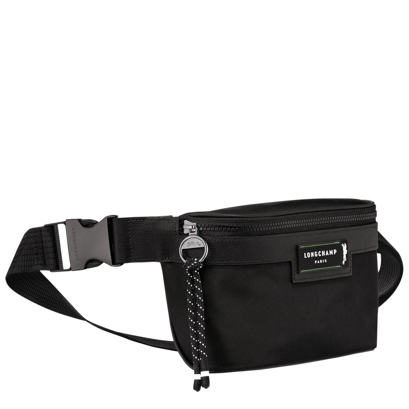 Longchamp Le Pliage Energy M Belt bag - Recycled canvas Belt bags Black | CT62-G4NZ