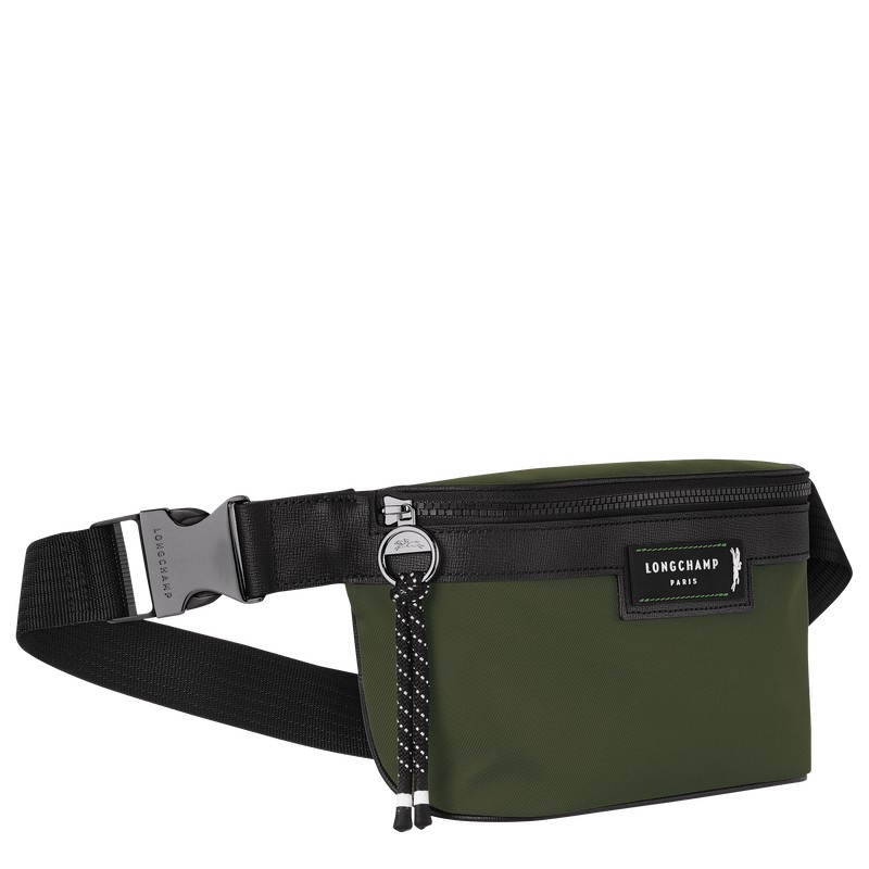 Longchamp Le Pliage Energy M Belt bag - Recycled canvas Belt bags Khaki | MM78-P6MY