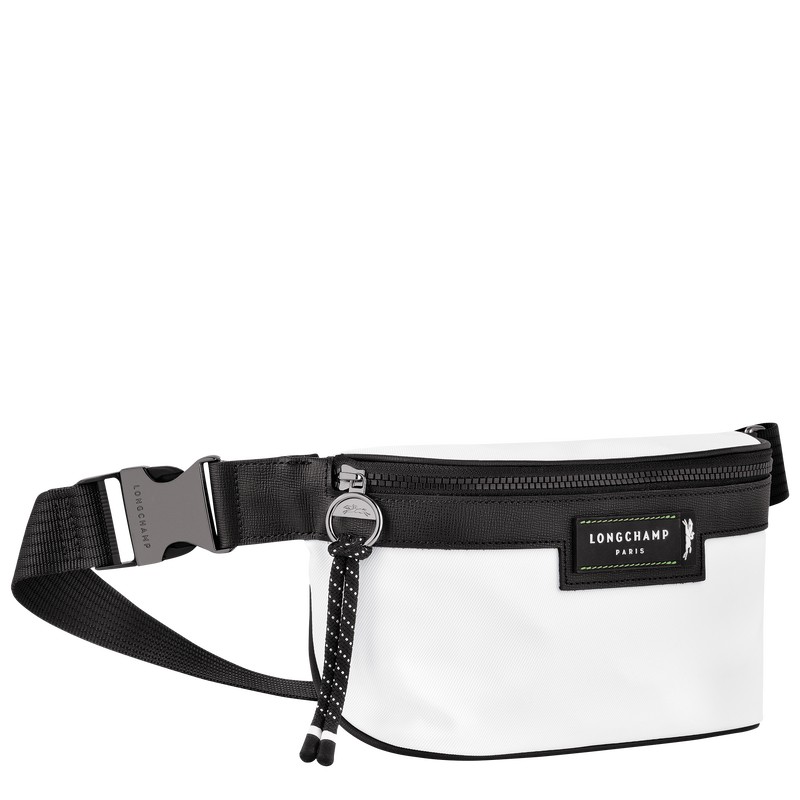 Longchamp Le Pliage Energy M Belt bag - Recycled canvas Belt bags White | WQ97-U2RA