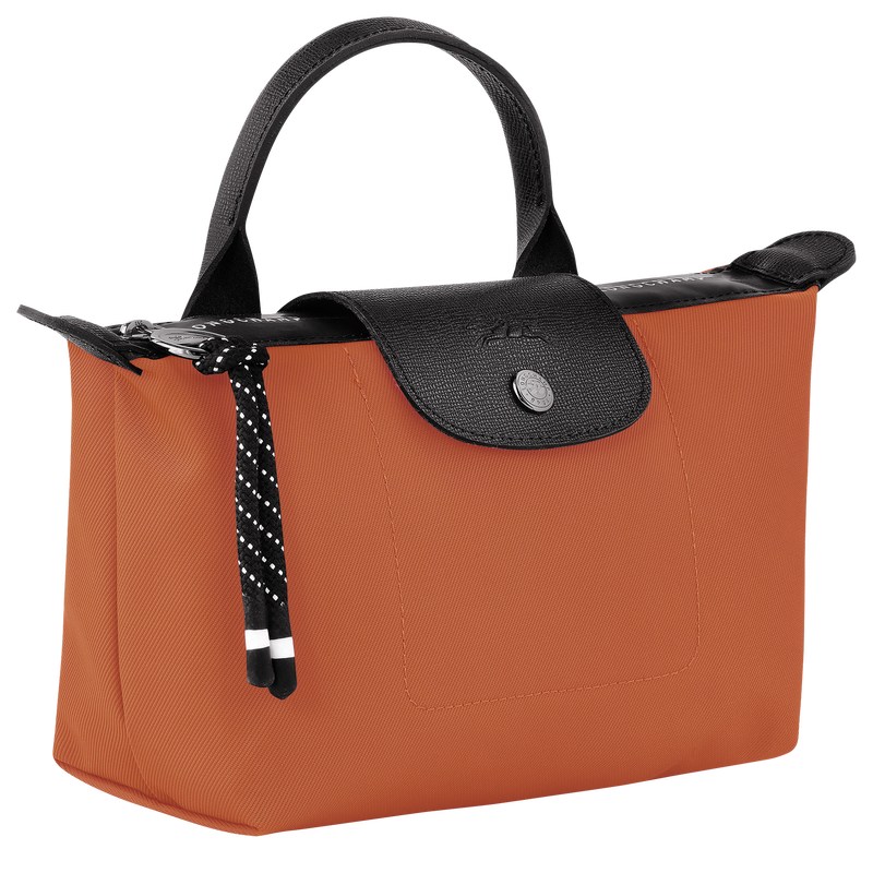 Longchamp Le Pliage Energy Pouch - Recycled canvas Pouches & Cases Sienna | NU41-E9WZ