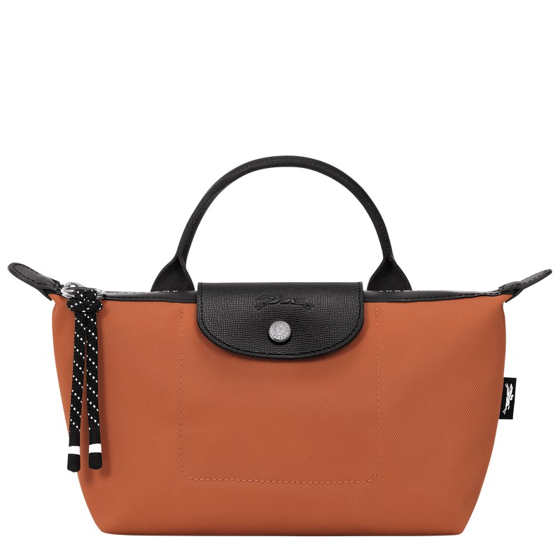 Longchamp Le Pliage Energy Pouch - Recycled canvas Pouches & Cases Sienna | NU41-E9WZ