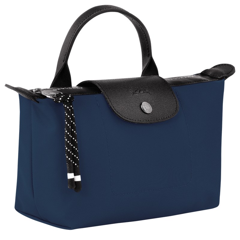 Longchamp Le Pliage Energy Pouch - Recycled canvas Pouches & Cases Navy | NJ88-D8QE