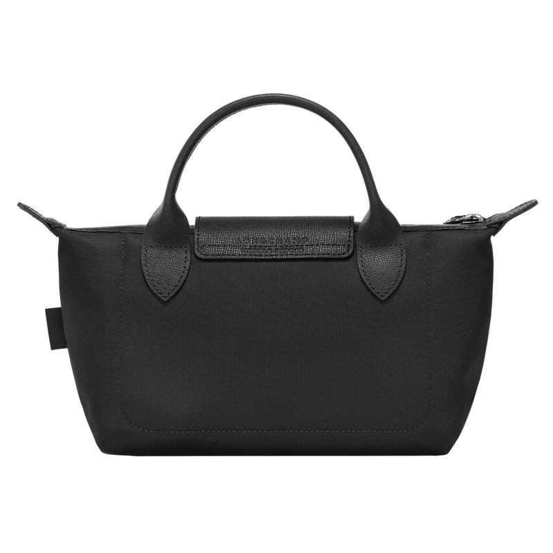 Longchamp Le Pliage Energy Pouch - Recycled canvas Pouches & Cases Black | YO77-N9LY