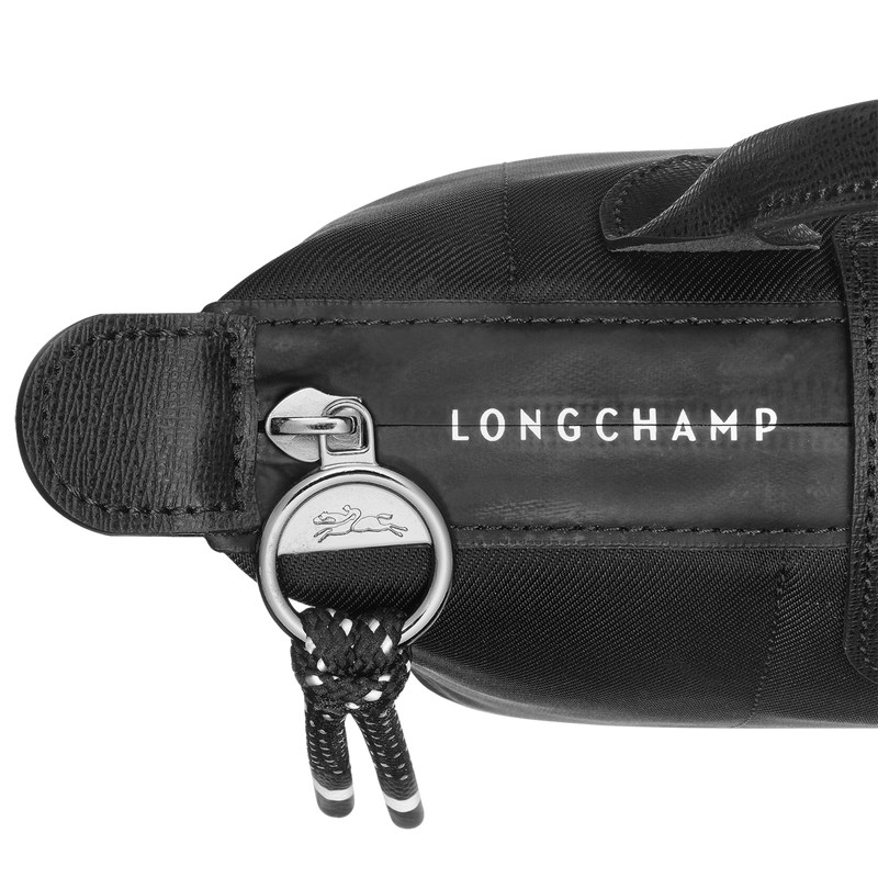 Longchamp Le Pliage Energy Pouch - Recycled canvas Pouches & Cases Black | YO77-N9LY