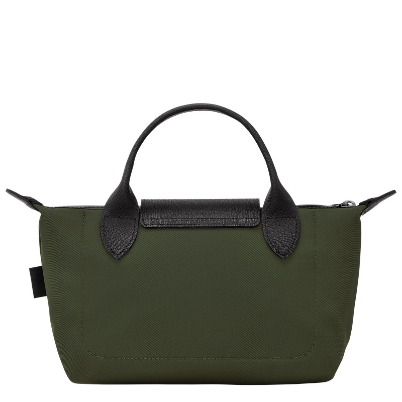 Longchamp Le Pliage Energy Pouch - Recycled canvas Pouches & Cases Khaki | QH03-Z5DB