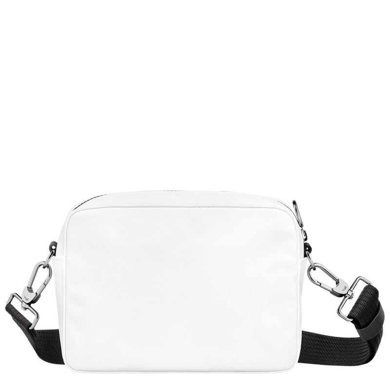 Longchamp Le Pliage Energy S Camera bag - Recycled canvas Crossbody bags White | NM25-X9RE