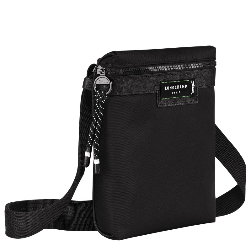 Longchamp Le Pliage Energy S Crossbody bag - Recycled canvas Crossbody bags Black | PV31-B9WY