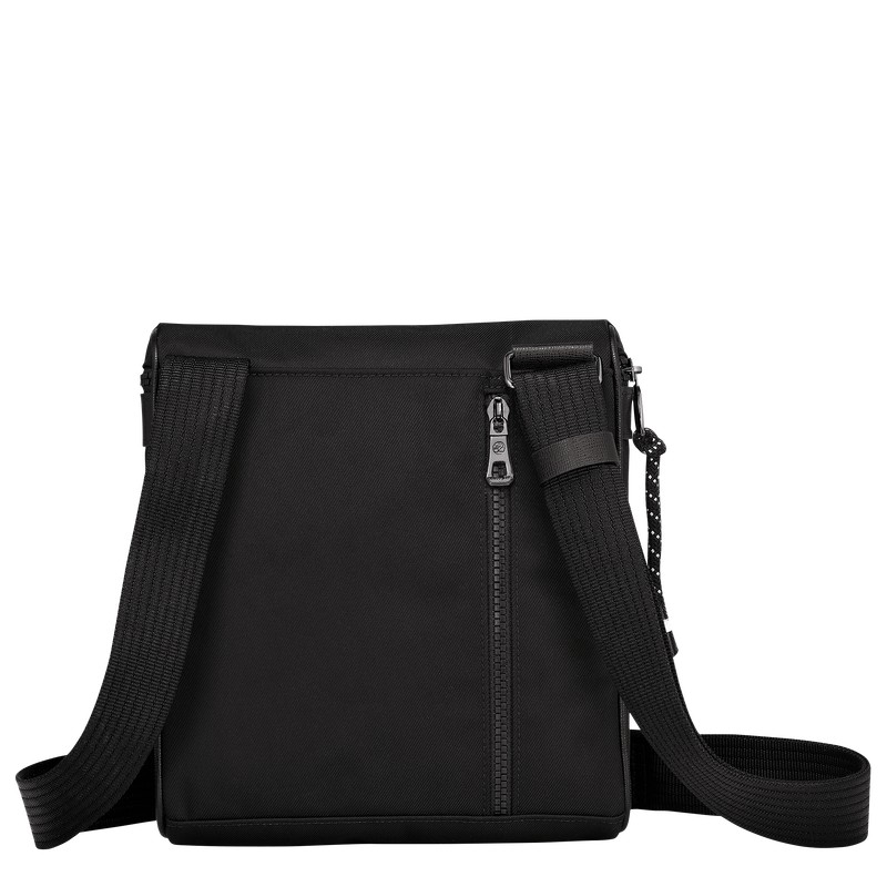 Longchamp Le Pliage Energy S Crossbody bag - Recycled canvas Crossbody bags Black | PV31-B9WY