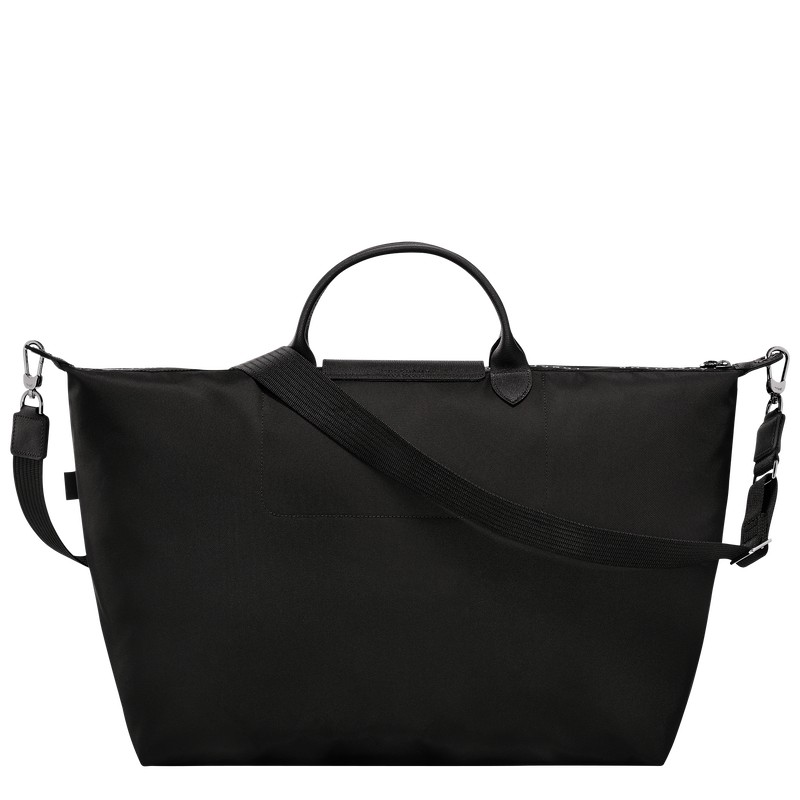 Longchamp Le Pliage Energy S Travel bag - Recycled canvas Travel bags Black | YF78-N4DD