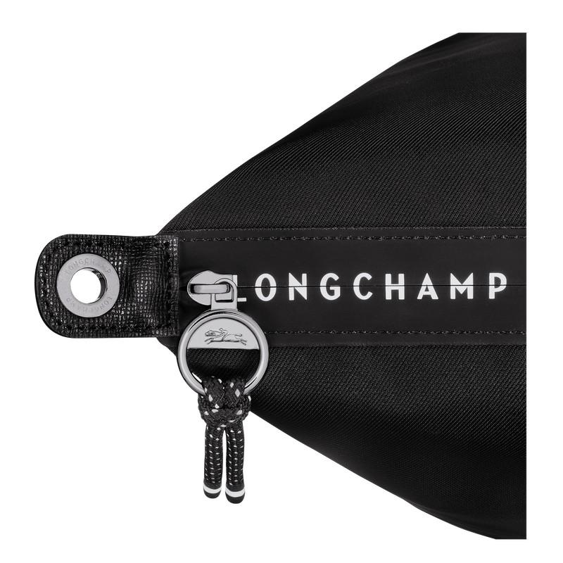 Longchamp Le Pliage Energy S Travel bag - Recycled canvas Travel bags Black | YF78-N4DD