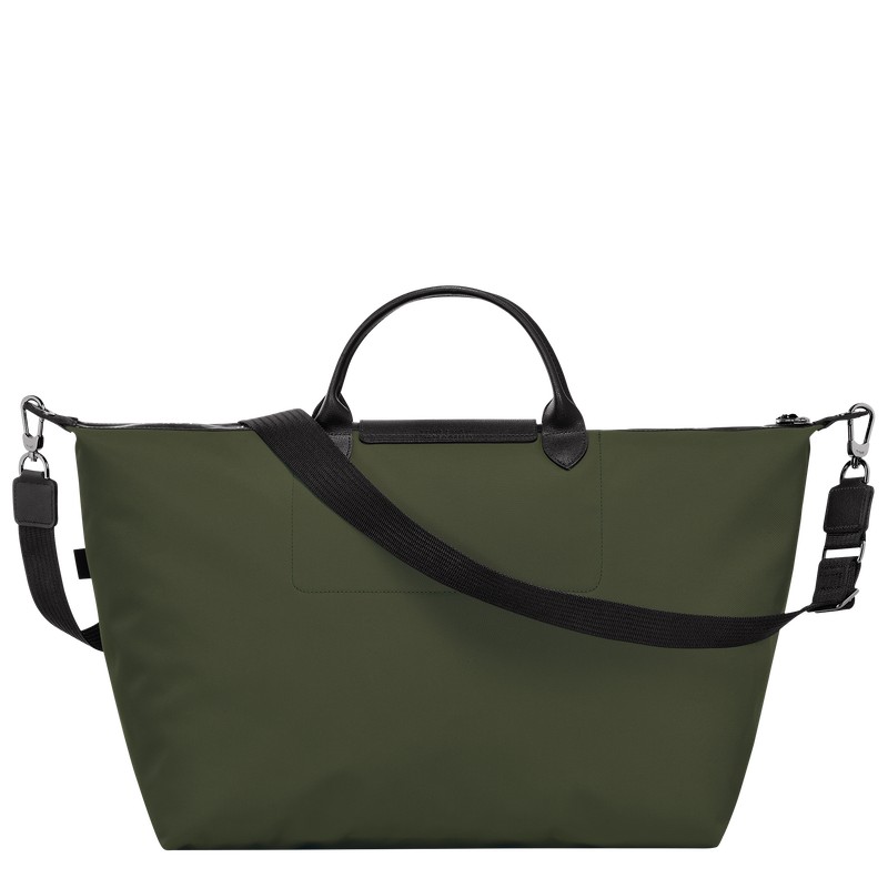 Longchamp Le Pliage Energy S Travel bag - Recycled canvas Travel bags Khaki | HQ76-F3YM