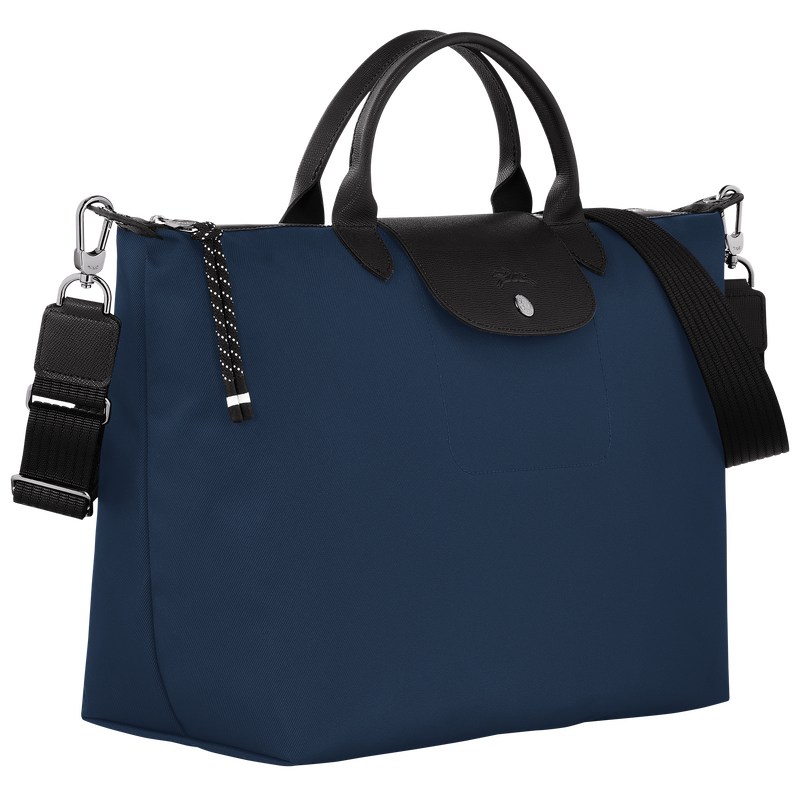 Longchamp Le Pliage Energy XL Handbag - Recycled canvas Handbags Navy | PX48-W0JF