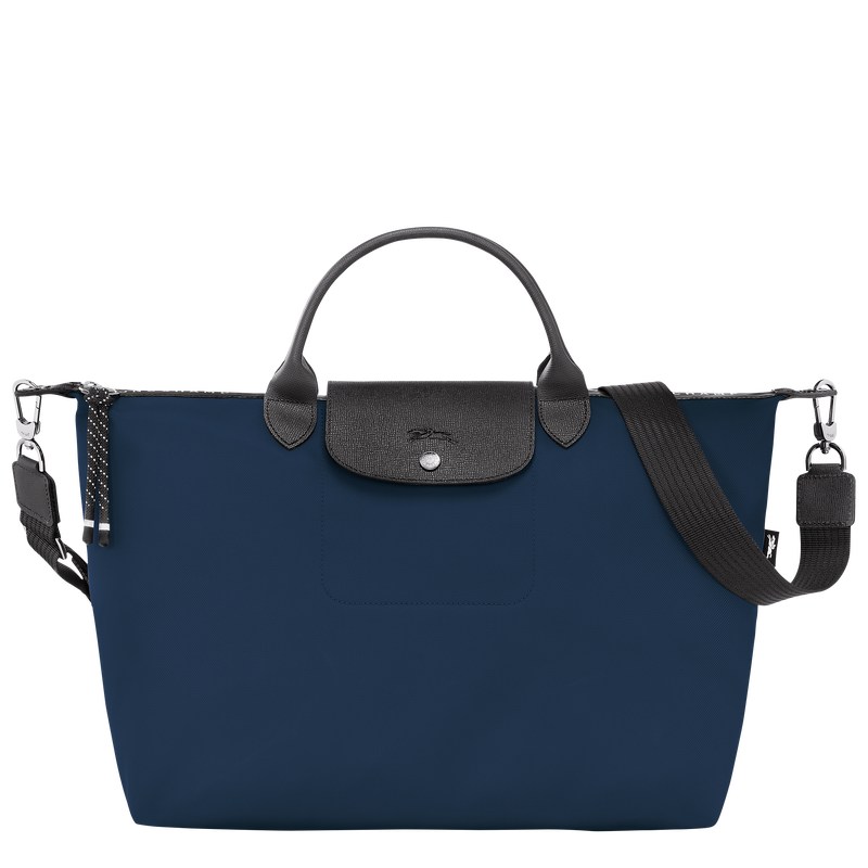 Longchamp Le Pliage Energy XL Handbag - Recycled canvas Handbags Navy | PX48-W0JF