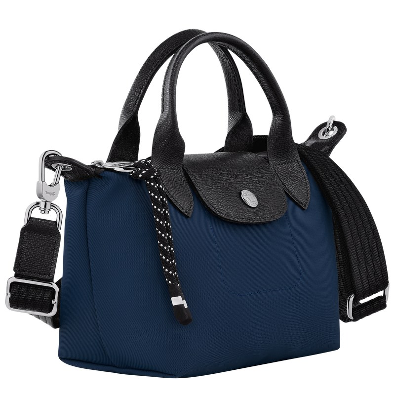 Longchamp Le Pliage Energy XS Handbag - Recycled canvas Handbags Navy | QQ79-P9UM