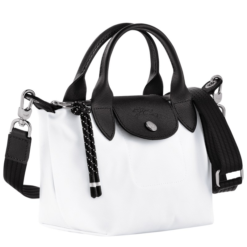 Longchamp Le Pliage Energy XS Handbag - Recycled canvas Handbags White | KX21-N6MH